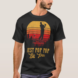 Camiseta Melhor Pop Pop Por Par Pai Golfe