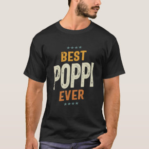 Camiseta Melhor Poppi de Todos os Tempos O Melhor Pai e Av