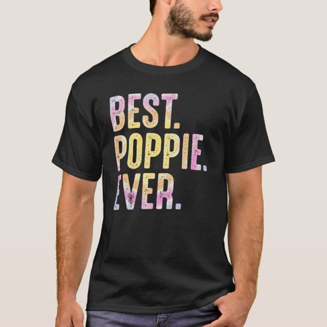 Camiseta Melhor Poppie dos Homens Da Vovô do Pai (Frente)