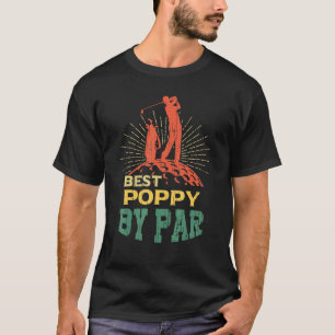 Camiseta Melhor Poppy Do Golfe De Dia de os pais Par