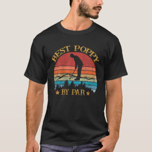Camiseta Melhor Poppy Por Golfe De Dia de os pais Par