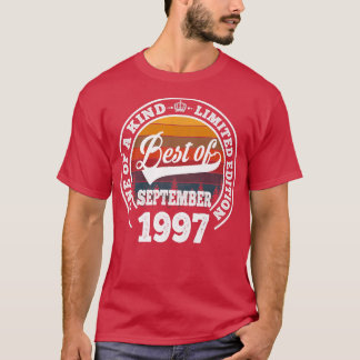 Camiseta Melhor Presente De Aniversário De 25 De Setembro D