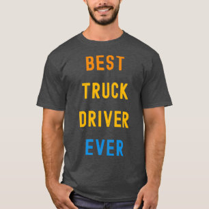 Camiseta Melhor Presente De Apreciação Do Motorista De Cami
