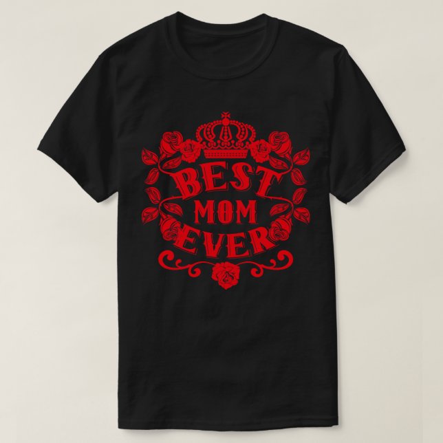 Camiseta Melhor Presente de Dia de as mães da Mãe (Frente do Design)