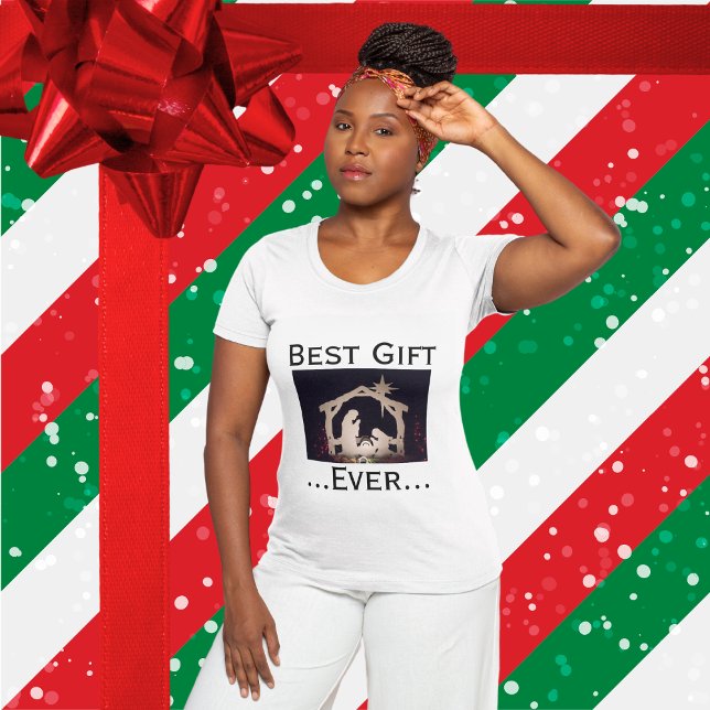 Camiseta Melhor presente de Natal (Matching Christmas T-Shirts)