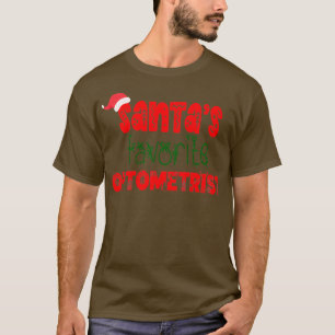 Camiseta Melhor presente de Natal do Optometrista favorito