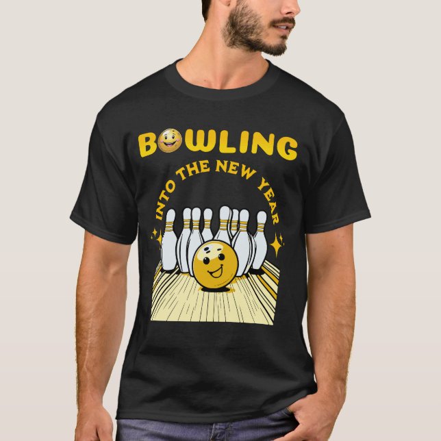 Camiseta Melhor presente de Natal para amante de Boliches n (Frente)