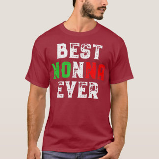 Camiseta Melhor presente de vovó italiano de nonna nunca