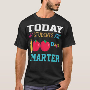 Camiseta melhor presente para 100 dias de escola