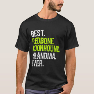 Camiseta Melhor Presente para a Avó do Cachorro Redbone