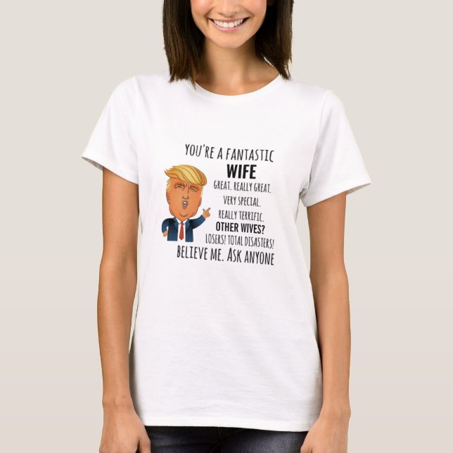 Camiseta Melhor Presente para Esposa (Frente)