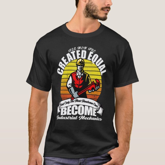Camiseta Melhor Presente Para Mecânico Industrial Presente  (Frente)