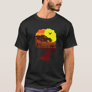 Camiseta Melhor Presente Rainha Africana Black Roots Safa