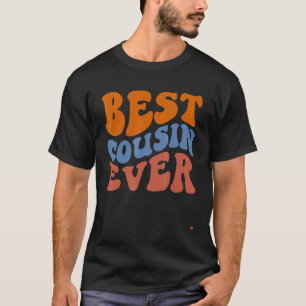 Camiseta Melhor Primo de Groovy Retro Já Onda Hippie Boho 7