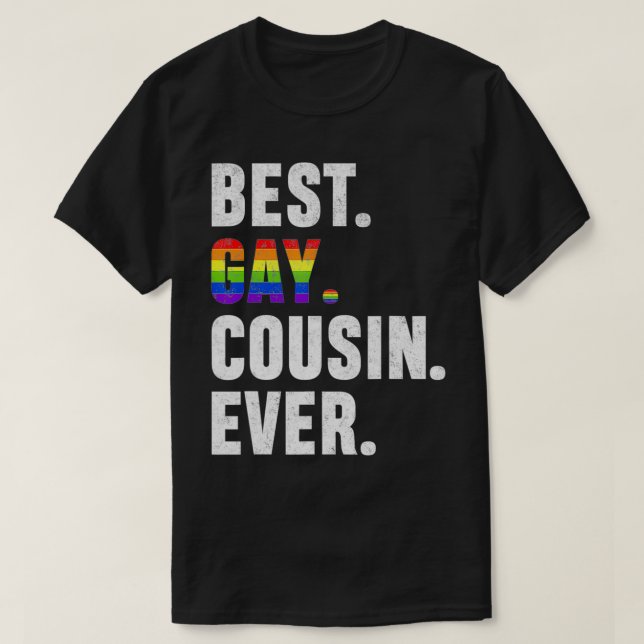 Camiseta Melhor Primo Gay (Frente do Design)