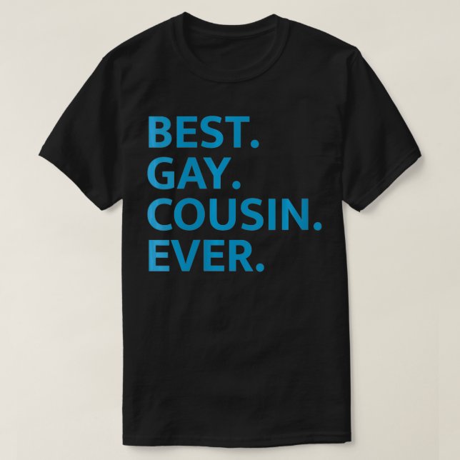Camiseta Melhor Primo Gay das Mulheres Nunca VNeck (Frente do Design)