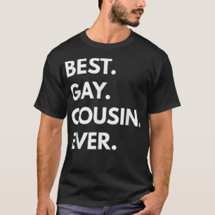 Camiseta Melhor Primo Gay de Todos os Tempos Orgulho LGBT
