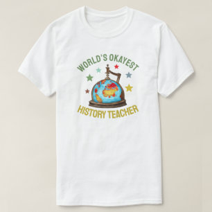 Camiseta Melhor Professor de História do Mundo