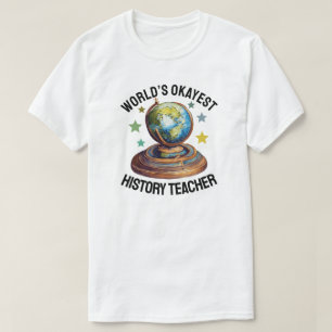 Camiseta Melhor Professor de História do Mundo