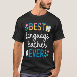 Camiseta Melhor Professor de Idiomas de Todos os Tempos Ado