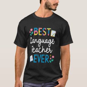 Camiseta Melhor Professor de Idiomas de Todos os Tempos Ado