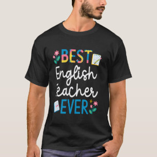 Camiseta Melhor Professor de Inglês de Todos os Tempos Ador