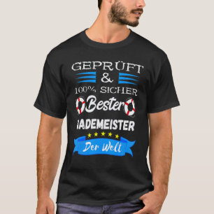 Camiseta Melhor Professor de Natação Bademeister Piscina Re