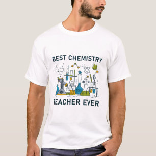 Camiseta Melhor professor de química de sempre