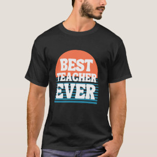 Camiseta Melhor Professor de Todos os Tempos Agradecimento