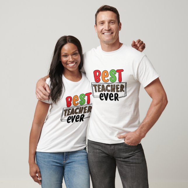 Camiseta Melhor Professor de Todos os Tempos - Professor (Unissex)