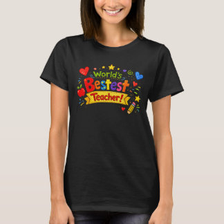 Camiseta Melhor Professor do Mundo Professor Fofo Agradecim