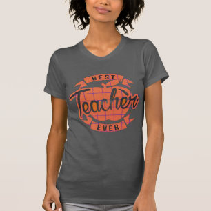 Camiseta Melhor professor já apreciou obrigado escolar