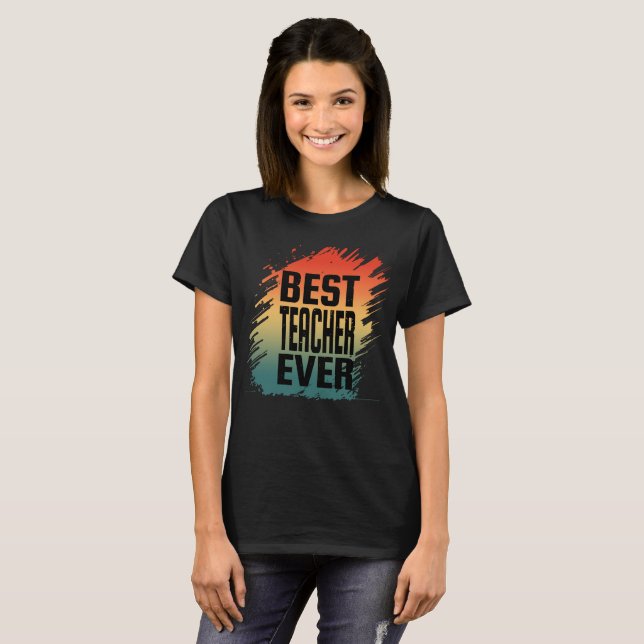 CAMISETA MELHOR PROFESSOR NUNCA (Frente Completa)