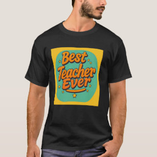 Camiseta Melhor Professor Retro Ever Apreciação de Professo