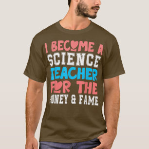 Camiseta Melhor Professora de Ciências do Ano de Apreciação