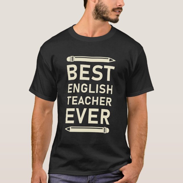 Camiseta Melhor Professora De Inglês De Sempre (Frente)