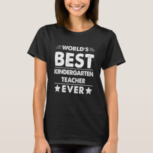 Camiseta Melhor Professora de Jardim de Infância do Mundo 1