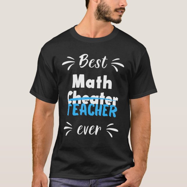 Camiseta Melhor Professora de Matemática (Frente)
