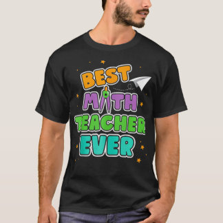 Camiseta Melhor Professora de Matemática Alguma Vez Matemát