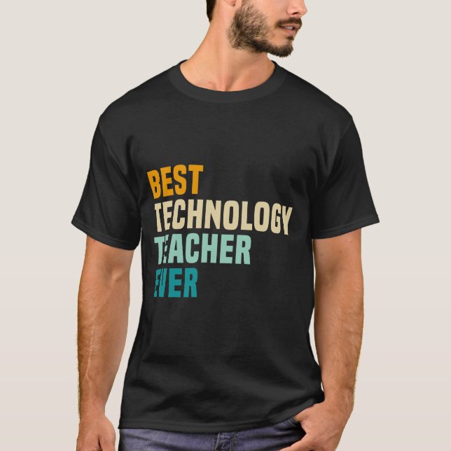 Camiseta Melhor Professora De Tecnologia De Todos Os tempos (Frente)