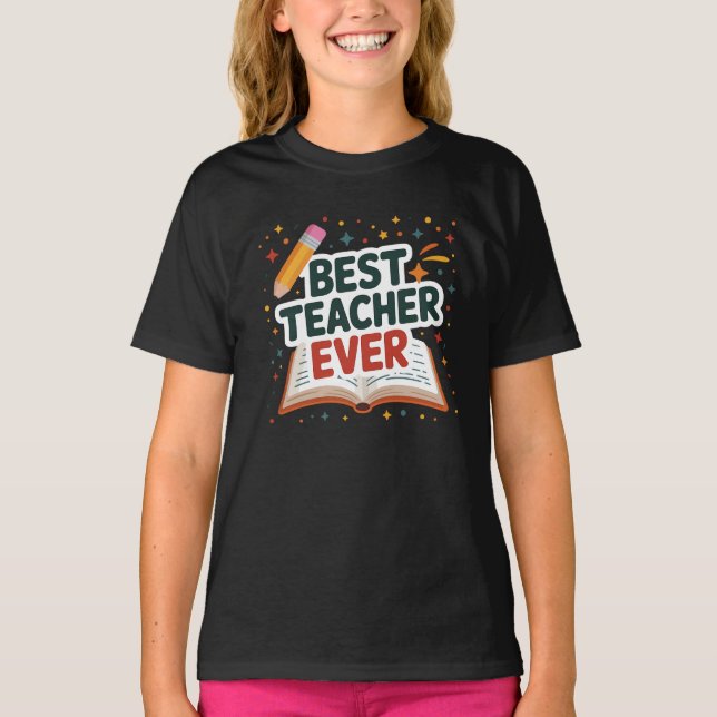 Camiseta Melhor Professora Do Mundo (Frente)