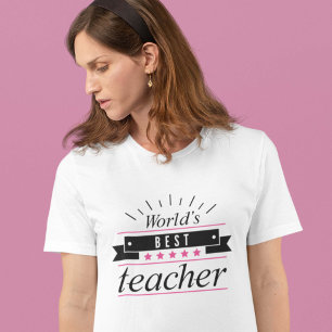 Camiseta Melhor Professora do Mundo