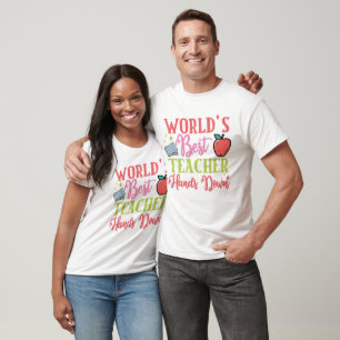 Camiseta Melhor Professora do Mundo
