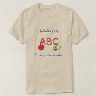 Camiseta Melhor Professora do Mundo Livro ABC