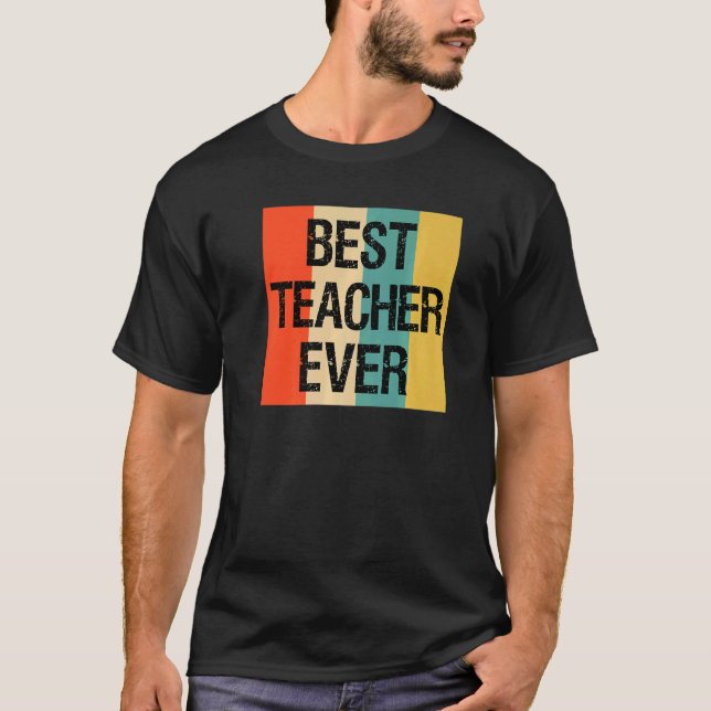 Camiseta Melhor Professora Do Mundo Para Professores De Est (Frente)