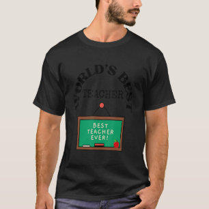 Camiseta Melhor Professora do Mundo, Presente para Professo