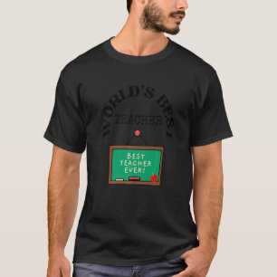 Camiseta Melhor Professora do Mundo, Presente para Professo