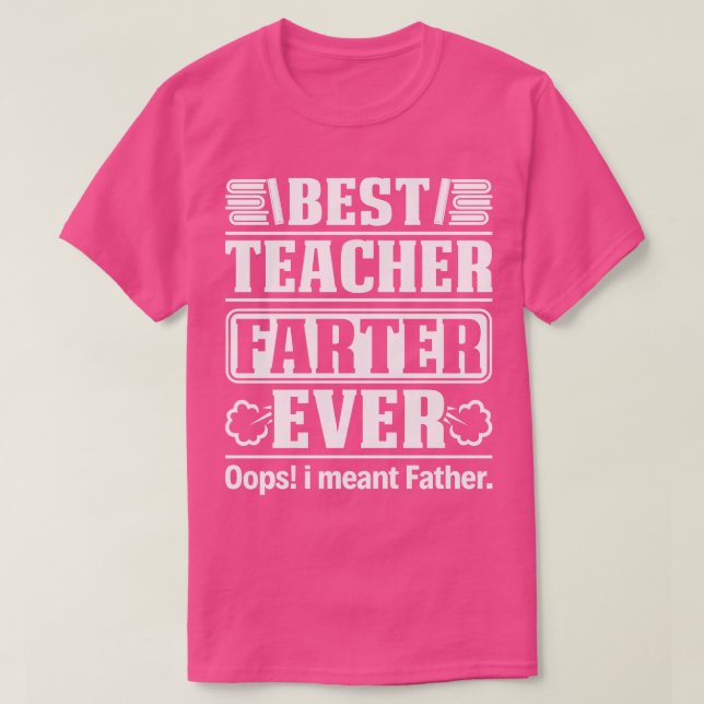 Camiseta Melhor Professora Farter Já Orgulhosa Professora T (Frente do Design)