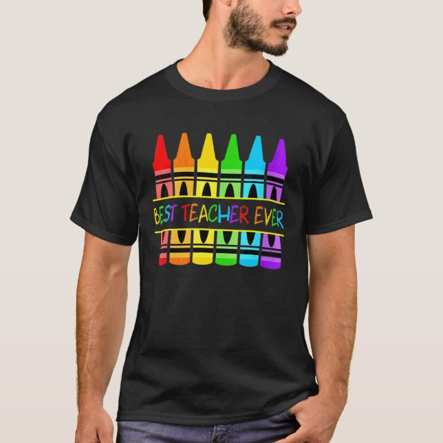 Camiseta Melhor Professora Já Conquistou Orgulho do Arco-Ír (Frente)
