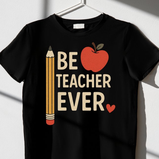 Camiseta "Melhor Professora Nunca" (Criador carregado)
